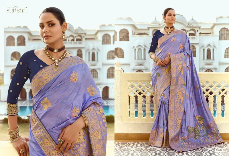 Alankar By Kimora Dola Silk Wedding Wear Saree Wholesale Market In Surat